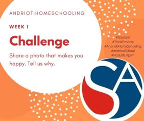 Andrioti Home Schooling: Week 1 challenge