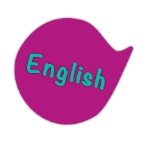 bubble_english_new Bubble with the word English
