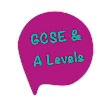 bubble_gcse_260707v01 Bubble with the word GCSE & A Levels in it